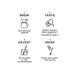 COFFEE KEY™ | BITTERNESS-REDUCING COFFEE STIRRER