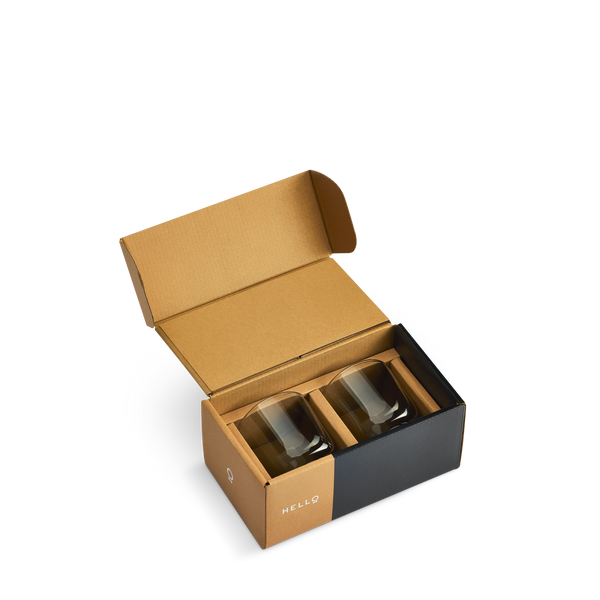 FELLOW PIRCH CAPPUCCINO GLASSES (SET OF 2)