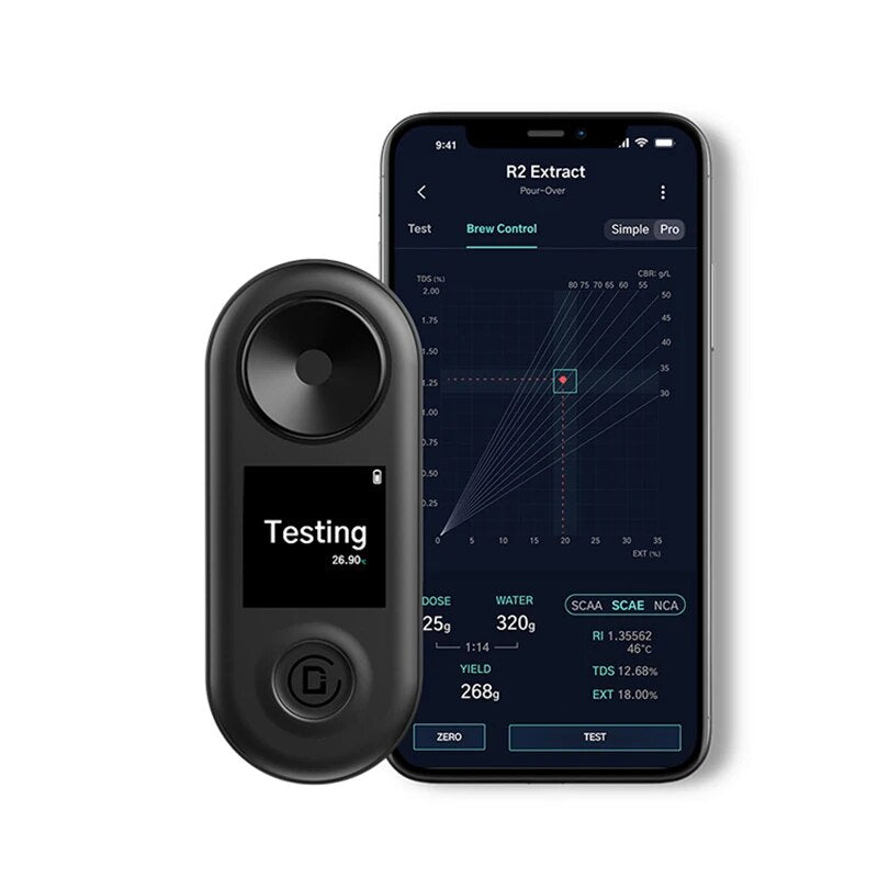 DiFluid Coffee TDS R2 Extract Refractometer Benki Brewing Tools