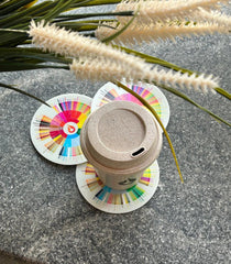 BENKI FLAVOR WHEEL COASTER (pack of 5)