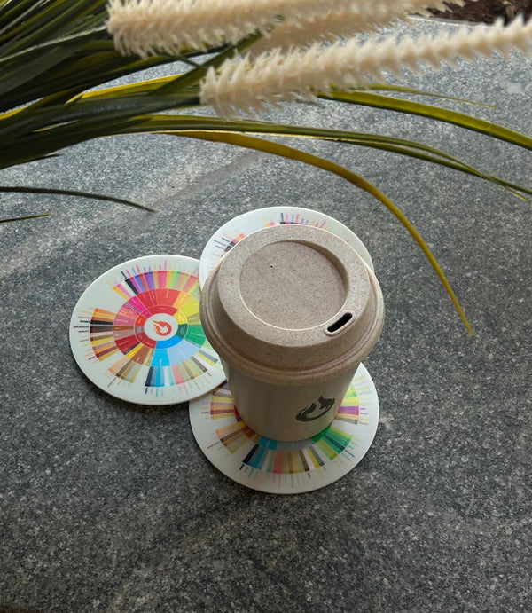 BENKI FLAVOR WHEEL COASTER (pack of 5)