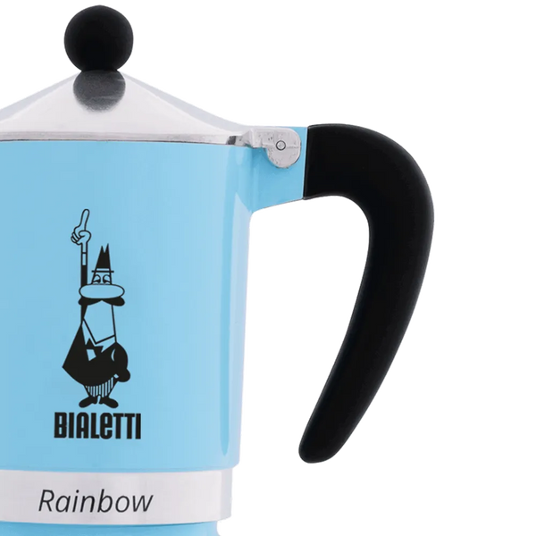 BIALETTI RAINBOW MOKA POT (Light Blue)