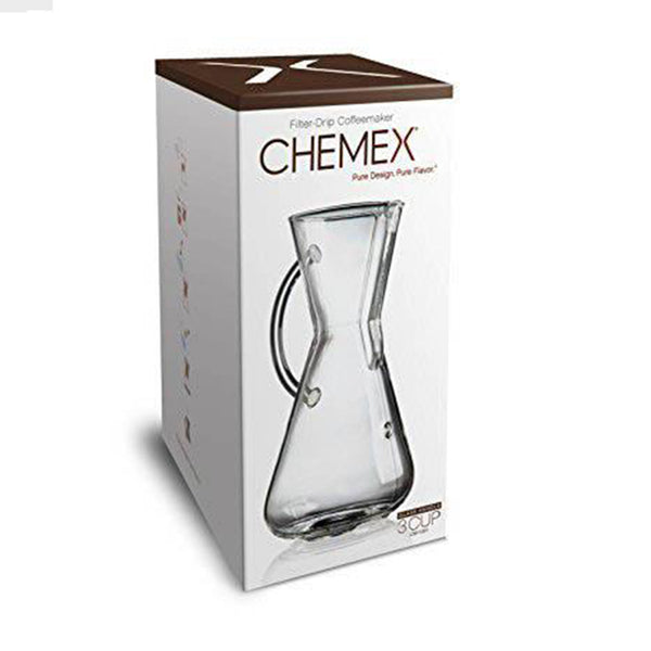 CHEMEX COFFEE MAKERS (GLASS HANDLE)