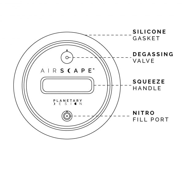 Airscape Bucket Insert Lid
