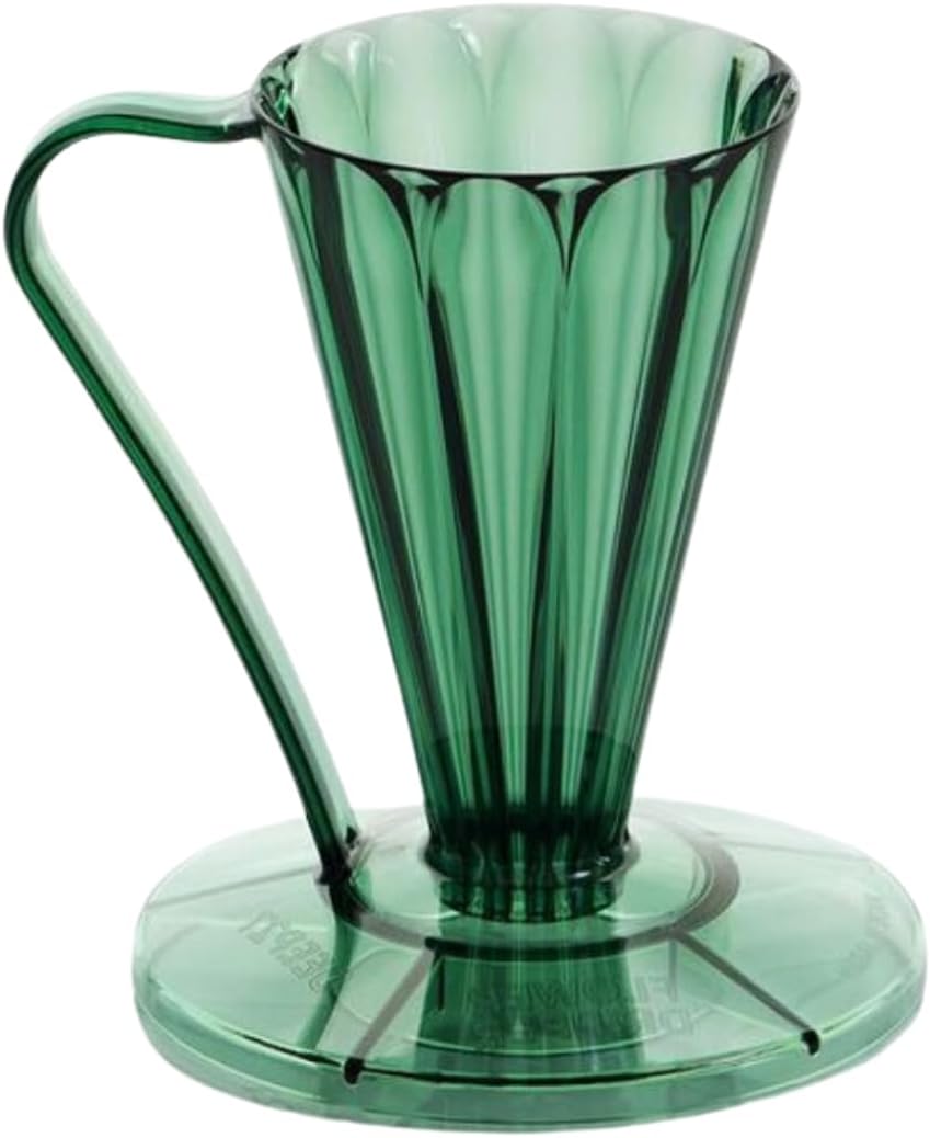 CAFEC Flower Dripper DEEP 27 (Clear Dark Green)