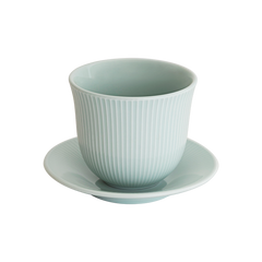 Loveramics 250ml Embossed Tasting Cup & Plate (pack of  6)
