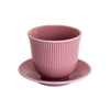 Loveramics 250ml Embossed Tasting Cup & Plate (pack of  6)