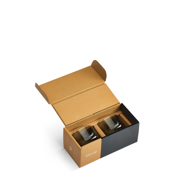 FELLOW PIRCH CORTADO GLASSES (SET OF 2)