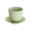 Loveramics 250ml Embossed Tasting Cup & Plate (pack of  6)