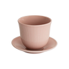 Loveramics 250ml Embossed Tasting Cup & Plate (pack of  6)