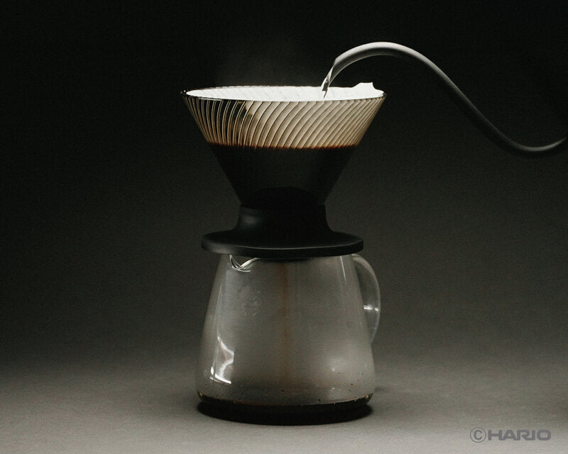 HARIO V60 Dripper NEO 02 – Black | Tritan Resin Pour-Over Coffee Dripper
