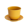 Loveramics 250ml Embossed Tasting Cup & Plate (pack of  6)