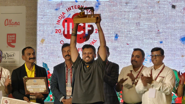 Suhas at the World Barista Championship 2025
