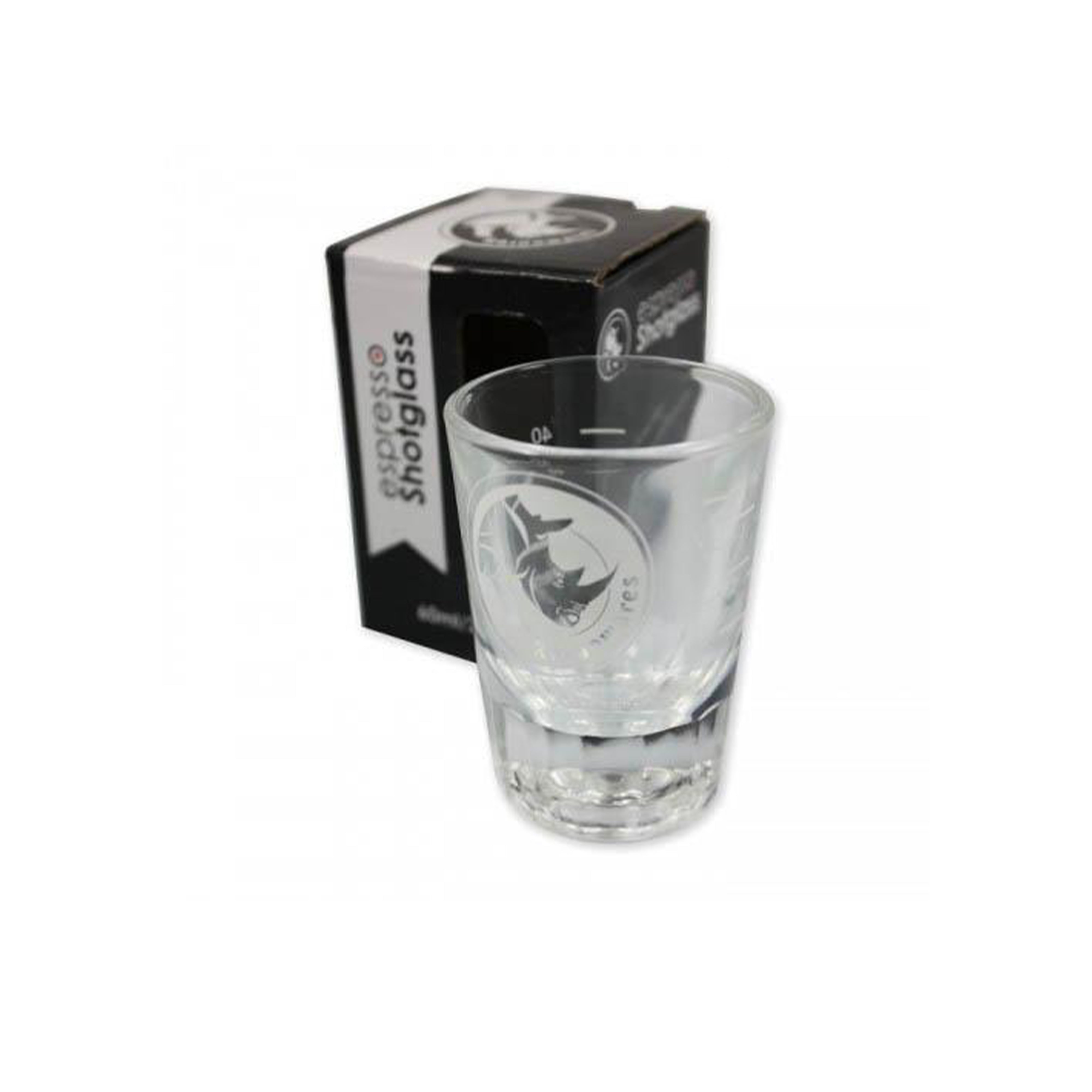 Rhino Shot Glass - Double Spout, Rhino shot pot