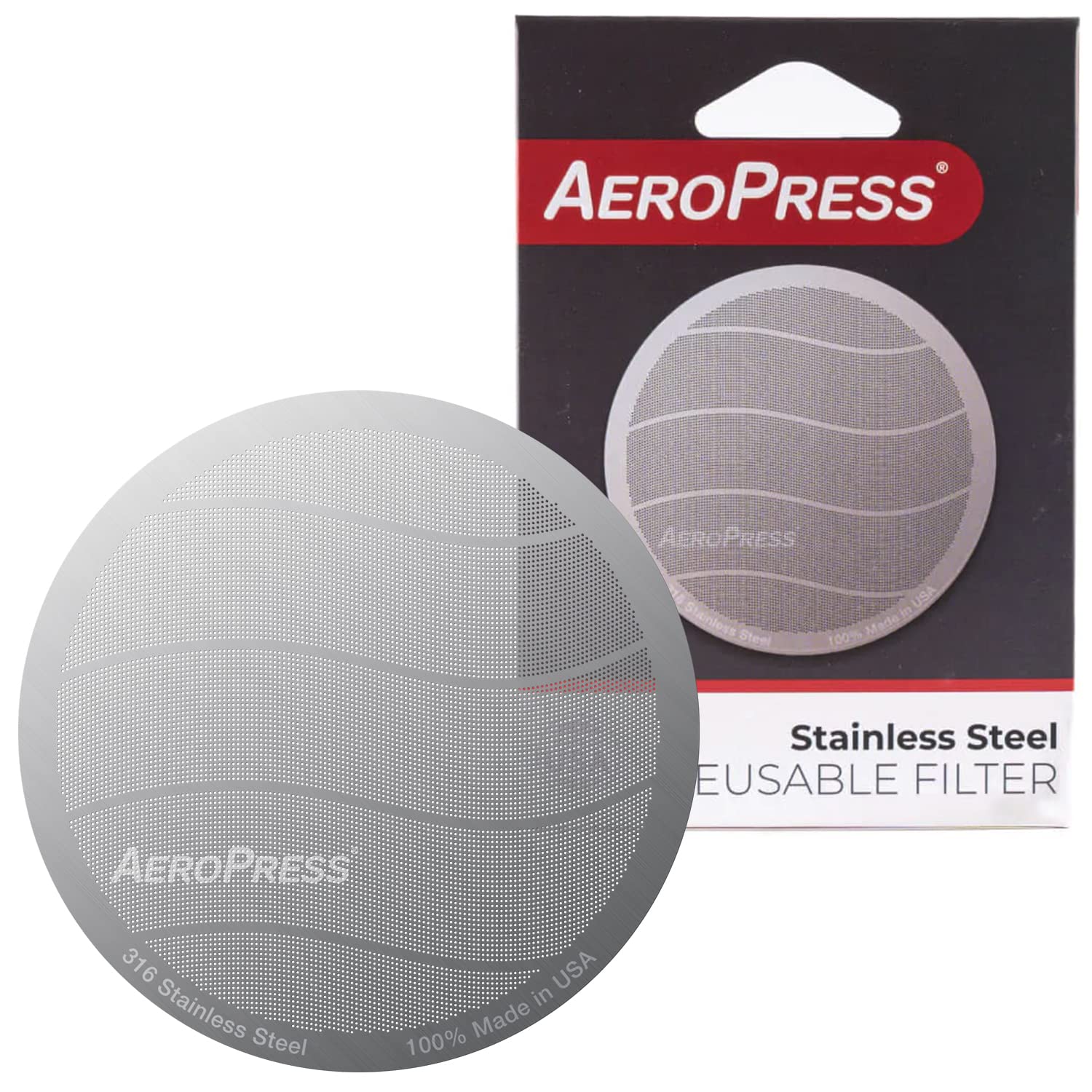 Aeropress Stainless Steel Reusable Metal Filter Benki Brewing Tools