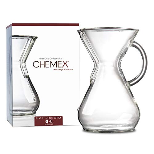 CHEMEX COFFEE MAKERS (GLASS HANDLE)