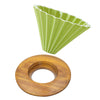 ORIGAMI COFFEE DRIPPER (MEDIUM) WITH WOODEN HOLDER- SET