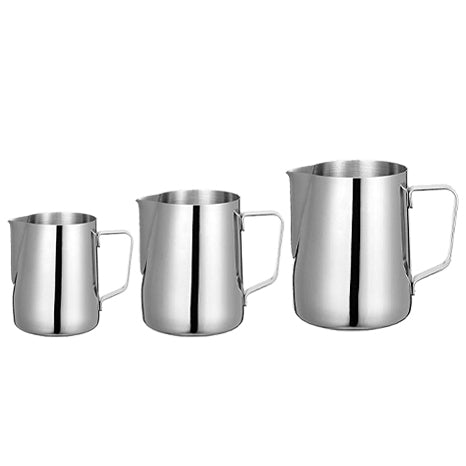 BENKI STAINLESS STEEL MILK PITCHERS (300 ML/ 600 ML/ 900 ML)