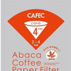 CAFEC ABACA CONE-SHAPED PAPER FILTER (CUP 4)